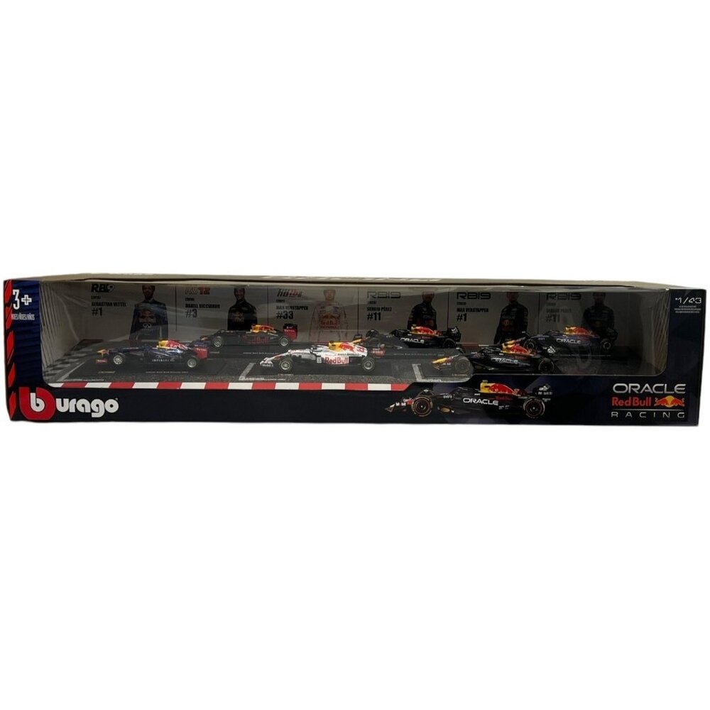 Bburago Oracle Red Bull Racing Formula 1 F1 1:43 Scale Die Cast Metal 6 …